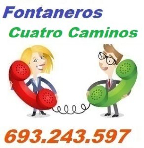 Telefono de la empresa fontaneros Cuatro Caminos