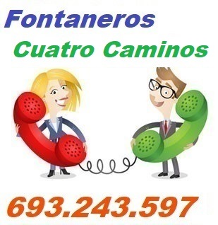 Telefono de la empresa fontaneros Cuatro Caminos